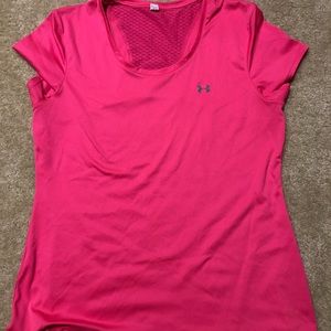Under armor workout pink top
